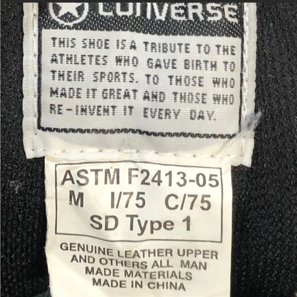 Men`s Size 11 Converse Composite Toe Waterproof Hiking Shoes C4299 - Picture 4 of 5